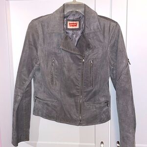 Levi’s Grey Suede Leather Jacket